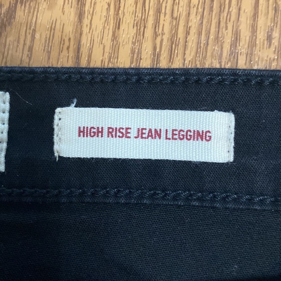 Hollister Original High Rise Jean Leggings, Black, Size 15L, NWT - Picture 4 of 10
